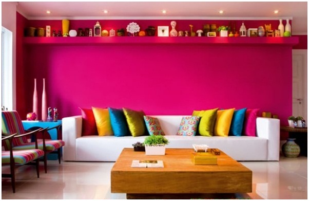 Ideia Decorar Utilizando cores vibrantes na decoração Paredes com cores vibrantes1