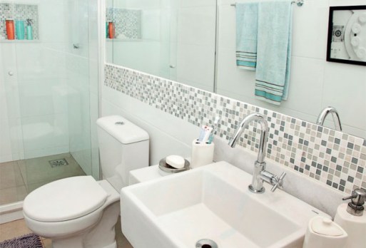 Ideia Decorar Banheiros pequenos: 4 maneiras de ganhar espaço Banheiros pequenos 4 maneiras de ganhar espaço